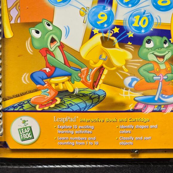 Leap Pad Leap 1 Math Preschool Grade 1 Ages 4-6 Counting Leap Book & Cartridge - Picture 2 of 5